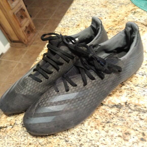 Adidas Men's X Ghosted Football Shoes Ground Cleats Black Grey US 13 (EH2833) - Picture 1 of 12